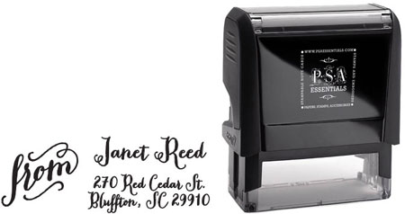 PSA Essentials - Custom Address Stamper (Janet) PSA Essentials - Custom Address Stamper (Janet)