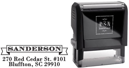 PSA Essentials - Custom Address Stamper (Sanderson)