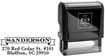 PSA Essentials - Custom Address Stamper (Sanderson) PSA Essentials - Custom Address Stamper (Sanderson)