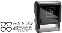 PSA Essentials - Custom Address Stamper (Jack & Lily)