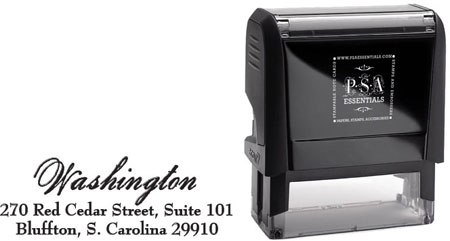 PSA Essentials - Custom Address Stamper (Washington)