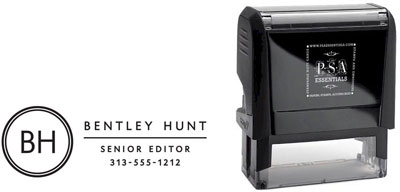 PSA Essentials - Custom Everyday Address Stamper (Bentley - Design by PSA Essentials)