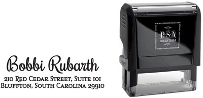 PSA Essentials - Custom Everyday Address Stamper (Bobbi - Design by PSA Essentials) PSA Essentials - Custom Everyday Address Stamper (Bobbi - Design by PSA Essentials)