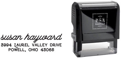 PSA Essentials - Custom Everyday Address Stamper (Susan - Design by PSA Essentials)