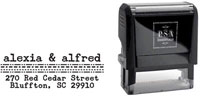 PSA Essentials - Custom Everyday Address Stamper (Alexia - Design by PSA Essentials)