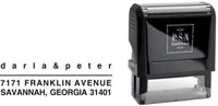 PSA Essentials - Custom Everyday Address Stamper (Darla - Design by PSA Essentials)