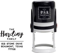 PSA Essentials - Custom Everyday Address Stamper (Harding - Design by PSA Essentials)