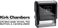 PSA Essentials - Custom Everyday Address Stamper (Kirk - Design by PSA Essentials)