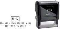 PSA Essentials - Custom Everyday Address Stamper (Nicole - Design by PSA Essentials)