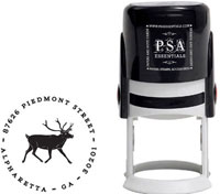 PSA Essentials - Custom Holiday Address Stamper (Reindeer - Design by PSA Essentials)