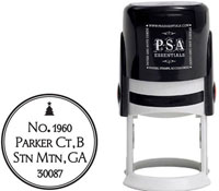 PSA Essentials - Custom Holiday Address Stamper (Simple Tree - Design by PSA Essentials)