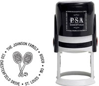 PSA Essentials - Custom Everyday Address Stamper (Tennis Pro - Design by Kelly Hughes)