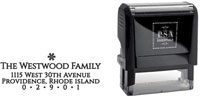 PSA Essentials - Custom Holiday Address Stamper (Westwood - Design by PSA Essentials)