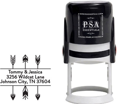 PSA Essentials - Custom Everyday Address Stamper (Tommy - Design by PSA Essentials)