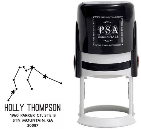 PSA Essentials - Custom Zodiac Address Stamper (Aquarius Constellation) PSA Essentials - Custom Zodiac Address Stamper (Aquarius Constellation)