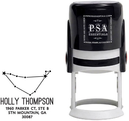 PSA Essentials - Custom Zodiac Address Stamper (Capricorn Constellation)