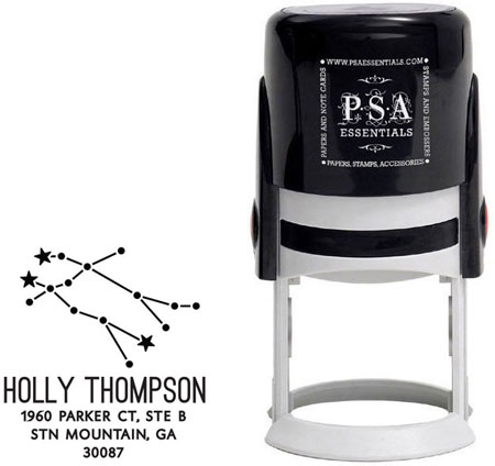 PSA Essentials - Custom Zodiac Address Stamper (Gemini Constellation)