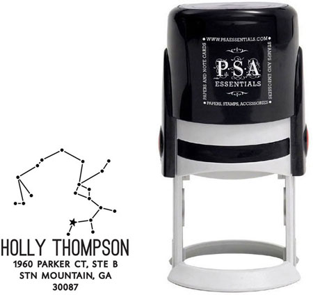 PSA Essentials - Custom Zodiac Address Stamper (Sagittarius Constellation)