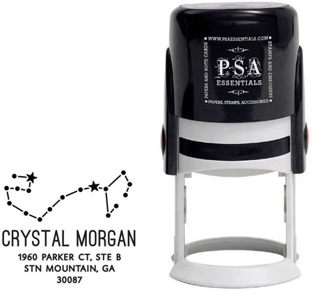 PSA Essentials - Custom Zodiac Address Stamper (Scorpio Constellation)