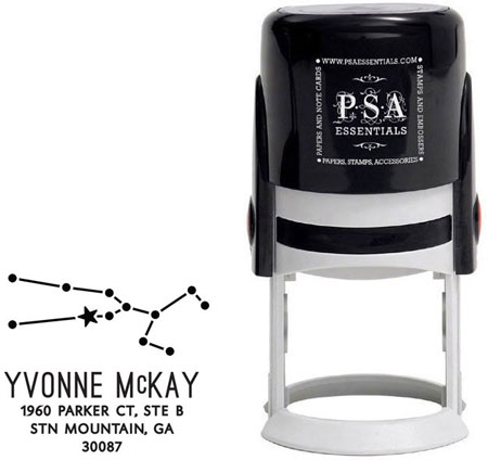 PSA Essentials - Custom Zodiac Address Stamper (Taurus Constellation)