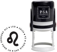 PSA Essentials - Custom Zodiac Address Stamper (Leo)