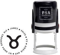 PSA Essentials - Custom Zodiac Address Stamper (Taurus)