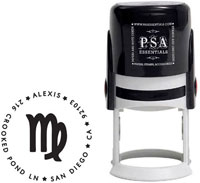 PSA Essentials - Custom Zodiac Address Stamper (Virgo)