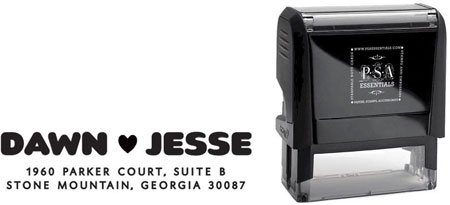 PSA Essentials - Custom Everyday Address Stamper (Dawn - Design by PSA Essentials) PSA Essentials - Custom Everyday Address Stamper (Dawn - Design by PSA Essentials)