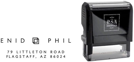 PSA Essentials - Custom Everyday Address Stamper (Enid - Design by PSA Essentials)