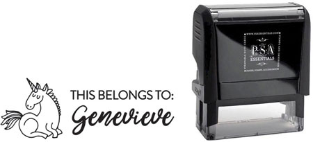 PSA Essentials - Custom Everyday Address Stamper (Genevieve - Design by PSA Essentials)