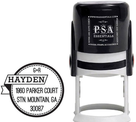 PSA Essentials - Custom Everyday Address Stamper (Hayden - Design by PSA Essentials) PSA Essentials - Custom Everyday Address Stamper (Hayden - Design by PSA Essentials)