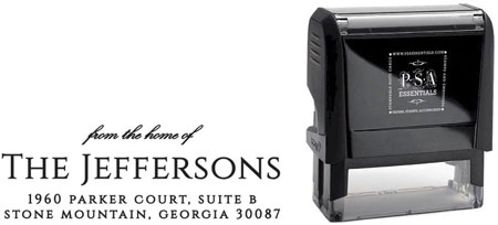 PSA Essentials - Custom Everyday Address Stamper (Jefferson - Design by PSA Essentials) PSA Essentials - Custom Everyday Address Stamper (Jefferson - Design by PSA Essentials)