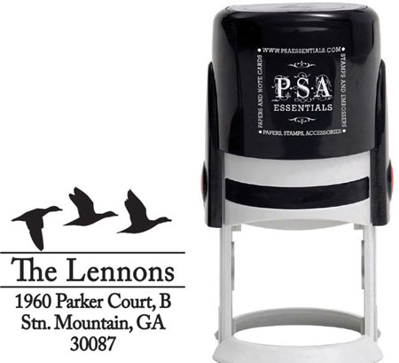 PSA Essentials - Custom Everyday Address Stamper (Lennon - Design by PSA Essentials) PSA Essentials - Custom Everyday Address Stamper (Lennon - Design by PSA Essentials)