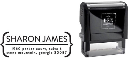 PSA Essentials - Custom Everyday Address Stamper (Sharon - Design by PSA Essentials) PSA Essentials - Custom Everyday Address Stamper (Sharon - Design by PSA Essentials)