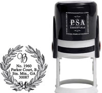 PSA Essentials - Custom Everyday Address Stamper (Baldwin - Design by PSA Essentials)