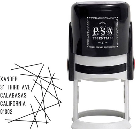 PSA Essentials - Custom Everyday Address Stamper (Xander - Design by PSA Essentials)