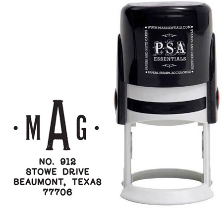 Custom Everyday Address Stamper by PSA Essentials (Anderson)