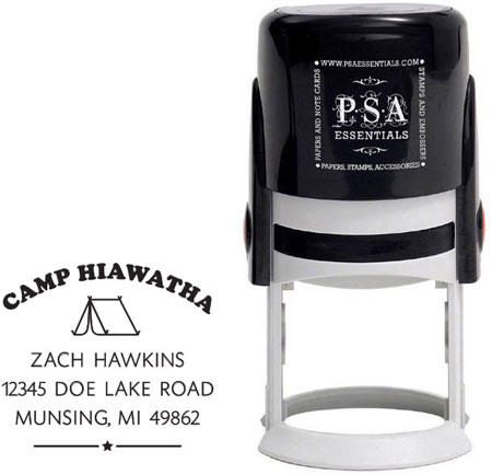 Custom Everyday Address Stamper by PSA Essentials (Camp Stamp)