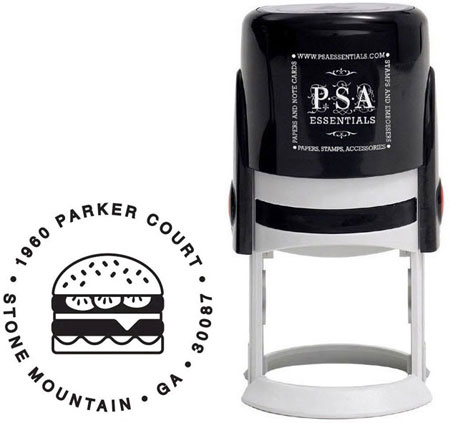 Custom Everyday Address Stamper by PSA Essentials (Cheeseburger) Custom Everyday Address Stamper by PSA Essentials (Cheeseburger)
