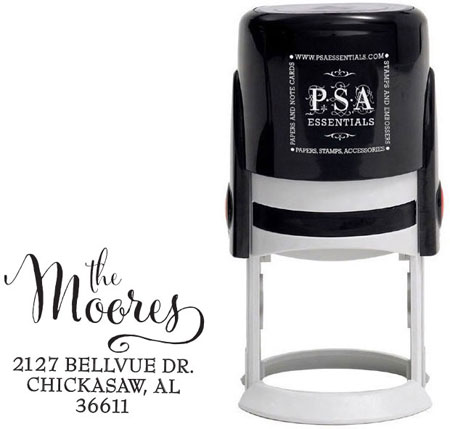 Custom Everyday Address Stamper by PSA Essentials (Moore)