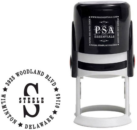 Custom Everyday Address Stamper by PSA Essentials (Steele) Custom Everyday Address Stamper by PSA Essentials (Steele)