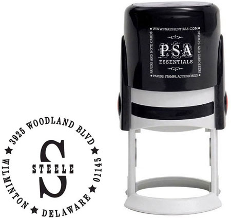 Custom Everyday Address Stamper by PSA Essentials (Steele)