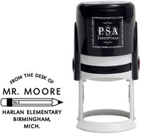 Custom Everyday Address Stamper by PSA Essentials (Pencil Teacher)