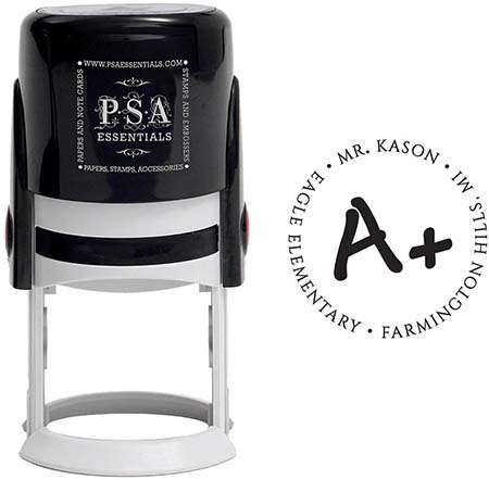 Custom Teacher Address Stamper by PSA Essentials (A Plus)