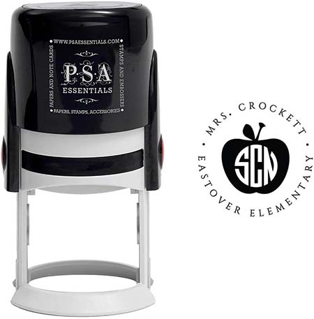 Custom Teacher Address Stamper by PSA Essentials (Mrs. Crockett)