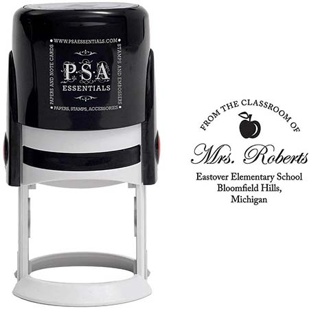 Custom Teacher Address Stamper by PSA Essentials (Mrs. Roberts)