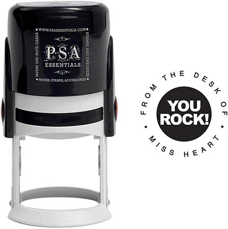 Custom Teacher Address Stamper by PSA Essentials (You Rock) Custom Teacher Address Stamper by PSA Essentials (You Rock)