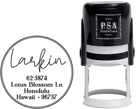 Custom Address Stamper by PSA Essentials (Larkin)