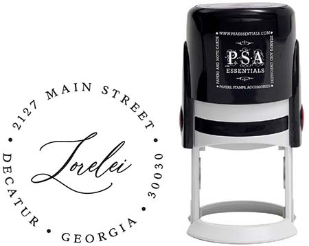 Custom Address Stamper by PSA Essentials (Lorelei)