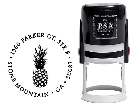 PSA Essentials - Custom Address Stamper (Juicy Pineapple)